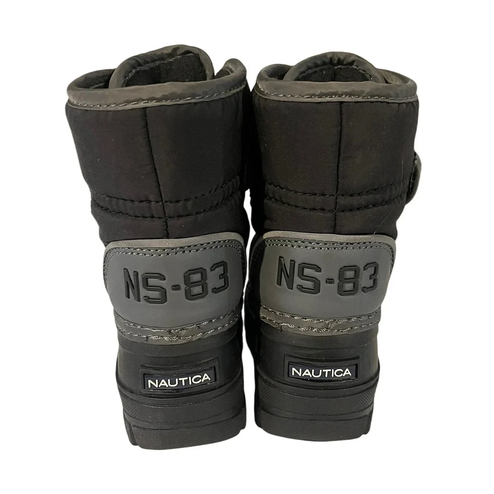 Nautica‎ Albermarle 2 Toddler Sz 6 Black and Grey Winter Boots